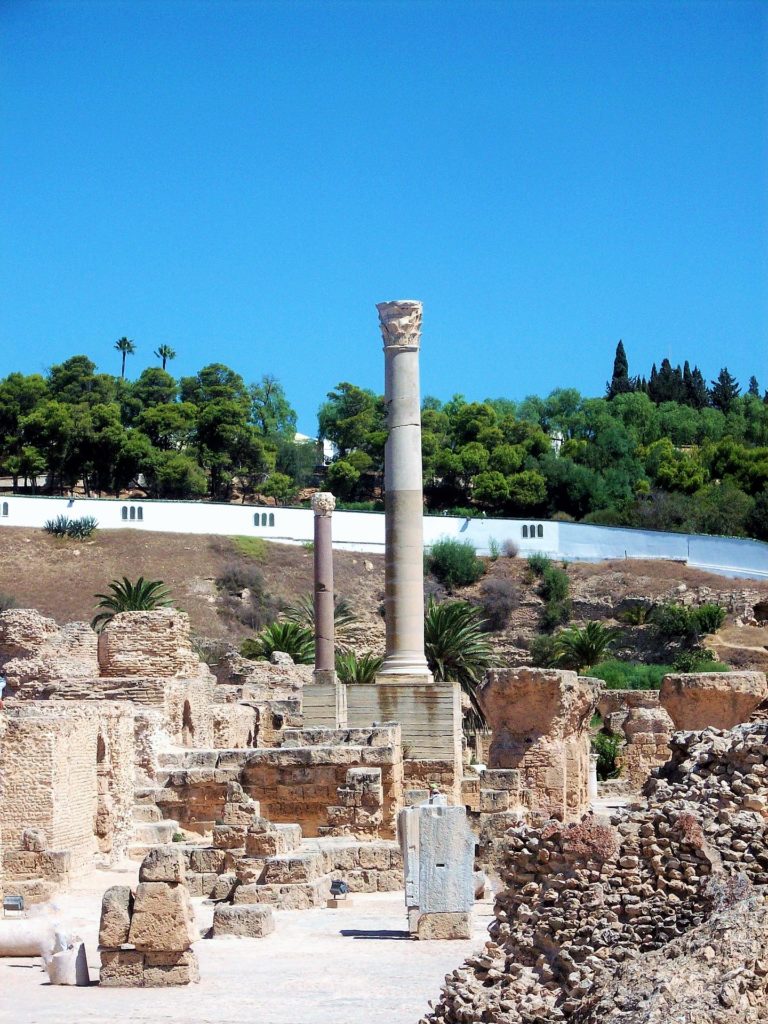 Site archéologique de Carthage, en Tunisie.