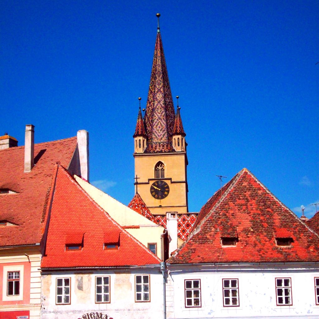Sibiu, la petite Vienne (Transylvanie).