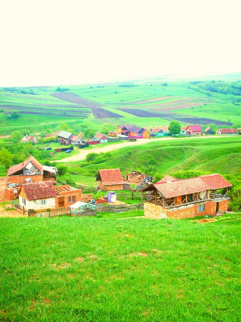 Sur les hauteurs de Ocna Sibiuli (Transylvanie).